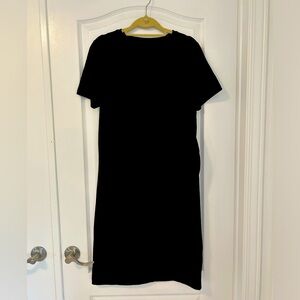 Gap maternity t-shirt dress- black - size medium